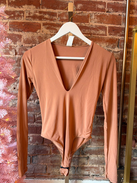 Clay V-Neck Bodysuit