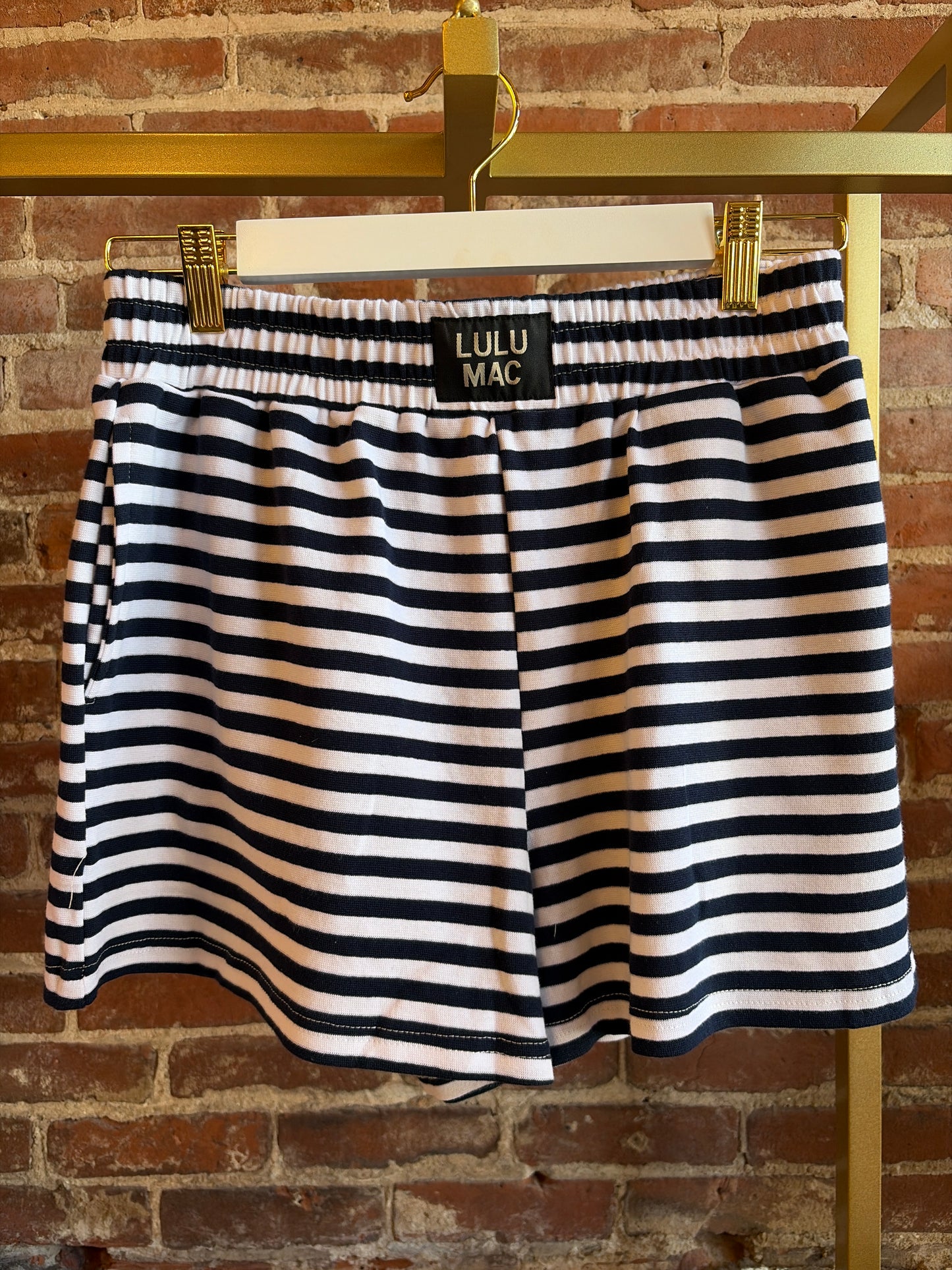 Striped Lulu Mac Shorts