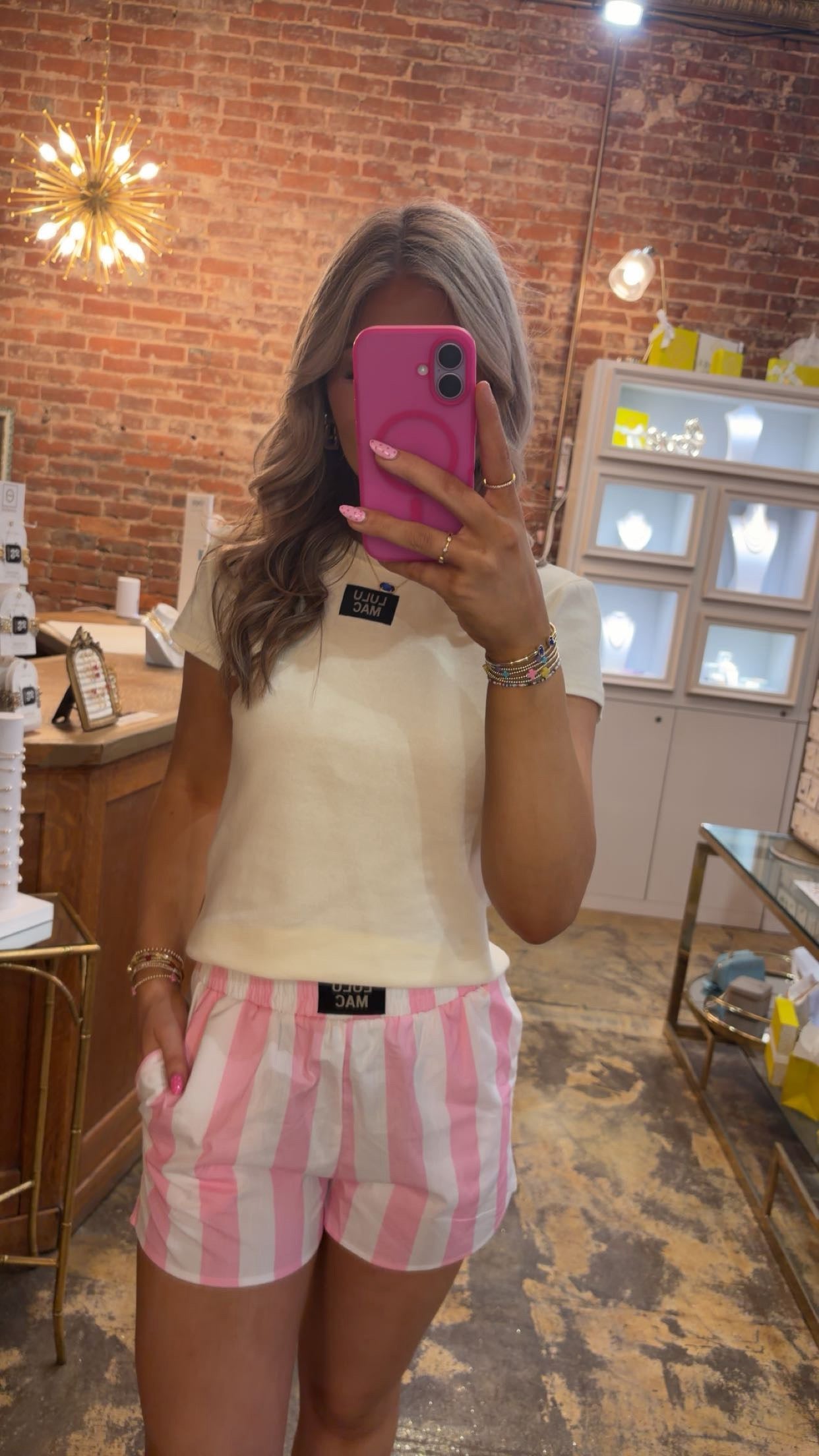 White Lulu Mac Tee