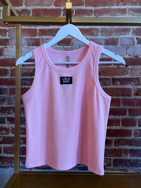 Pink Lulu Mac Tank Top