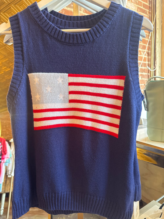 Navy flag tank