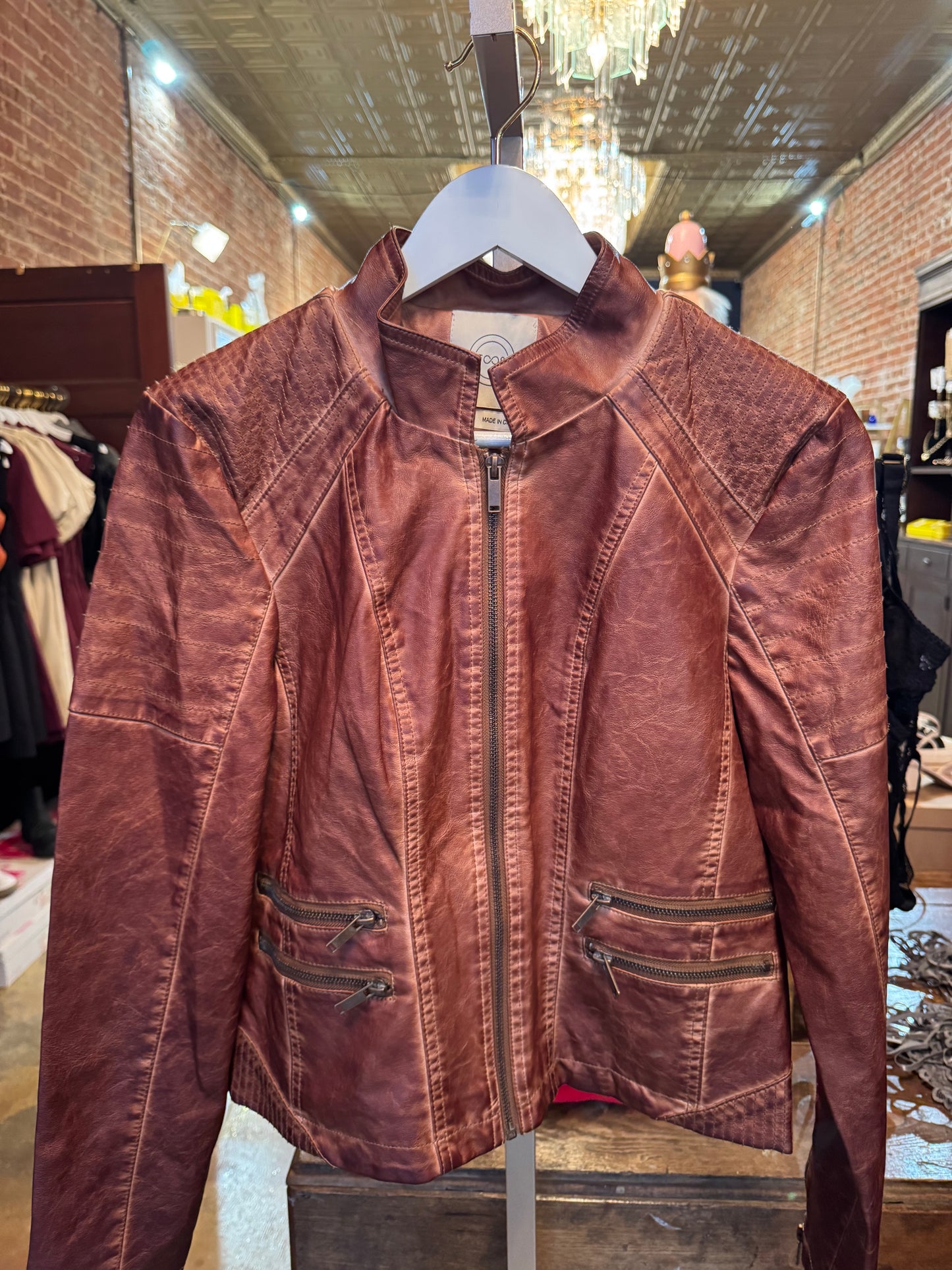 Brown Leather Jacket