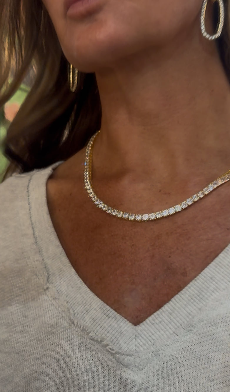 20” 5mm cubic zirconia tennis