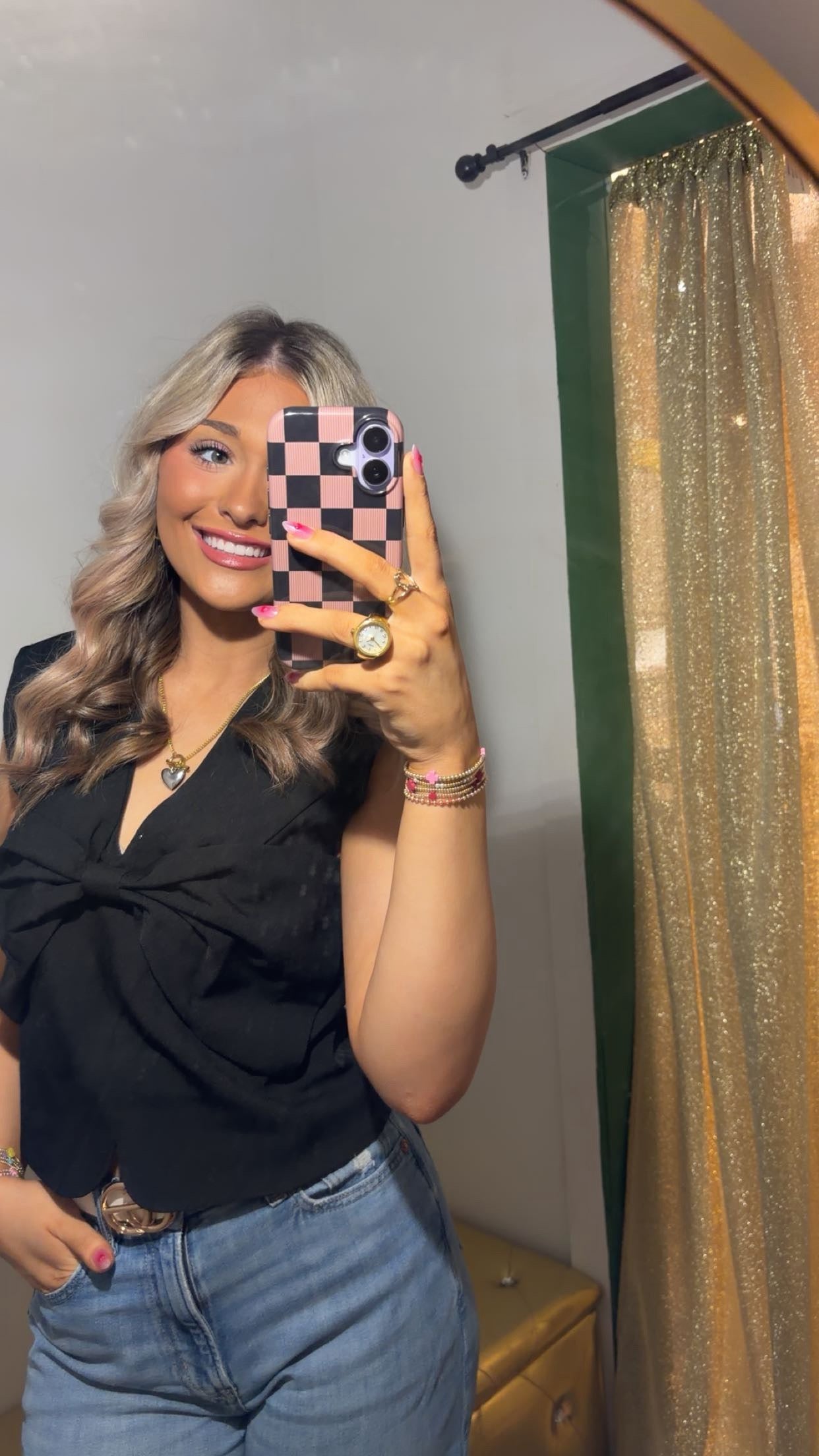 Heart toggle mixed metal