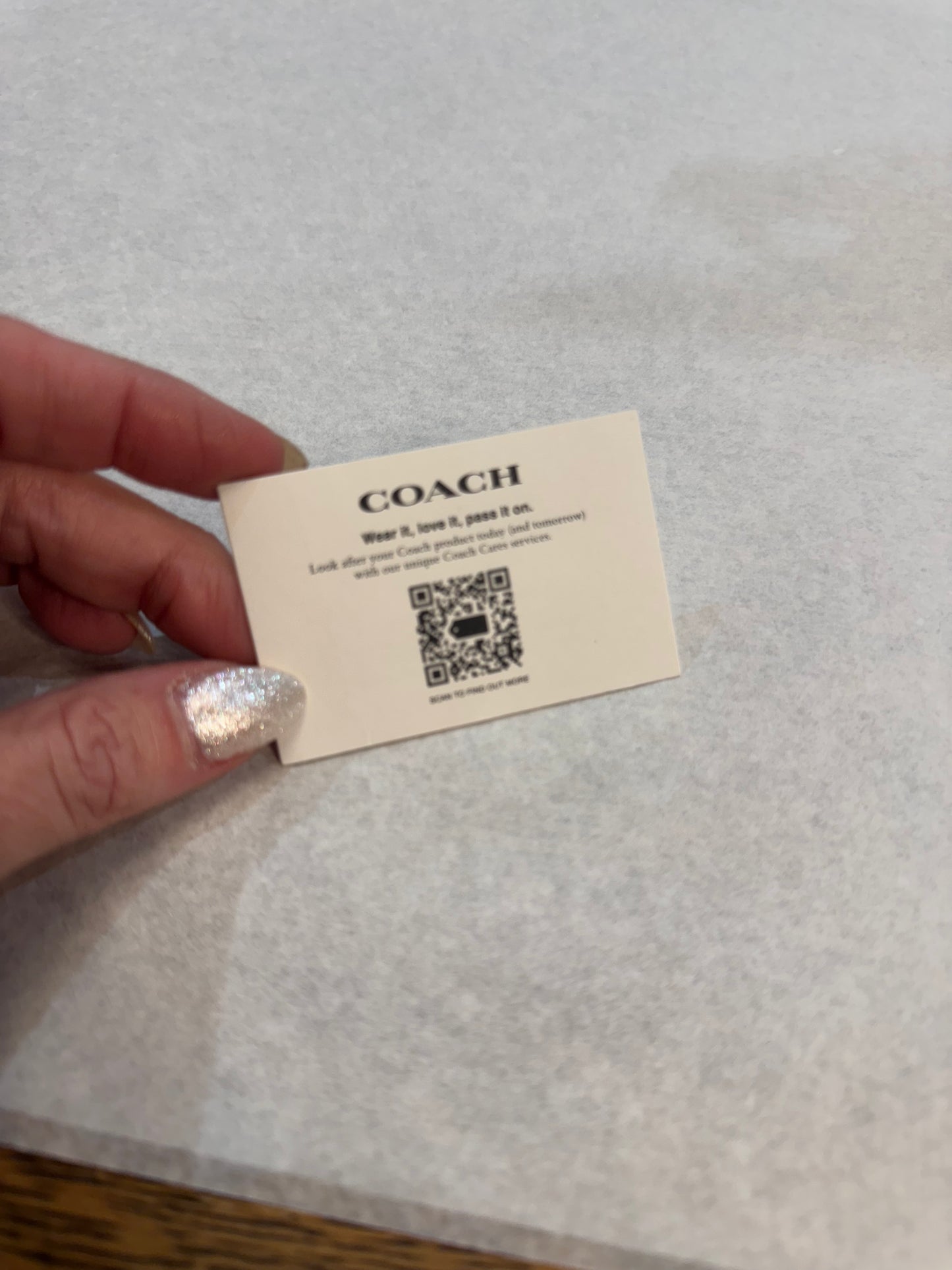 Authentic coach purse