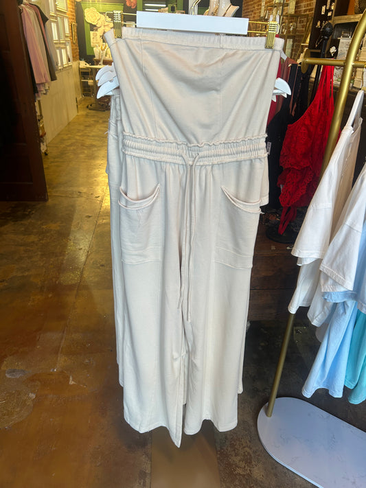Washed Luxe Refinded Urban Strapless Jumpsuit
